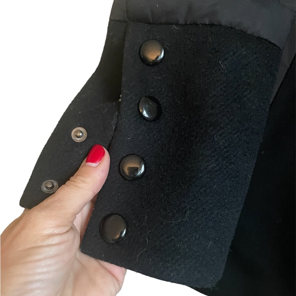 Kristen Blake Black Wool Winter Coat - Picture 4 of 6